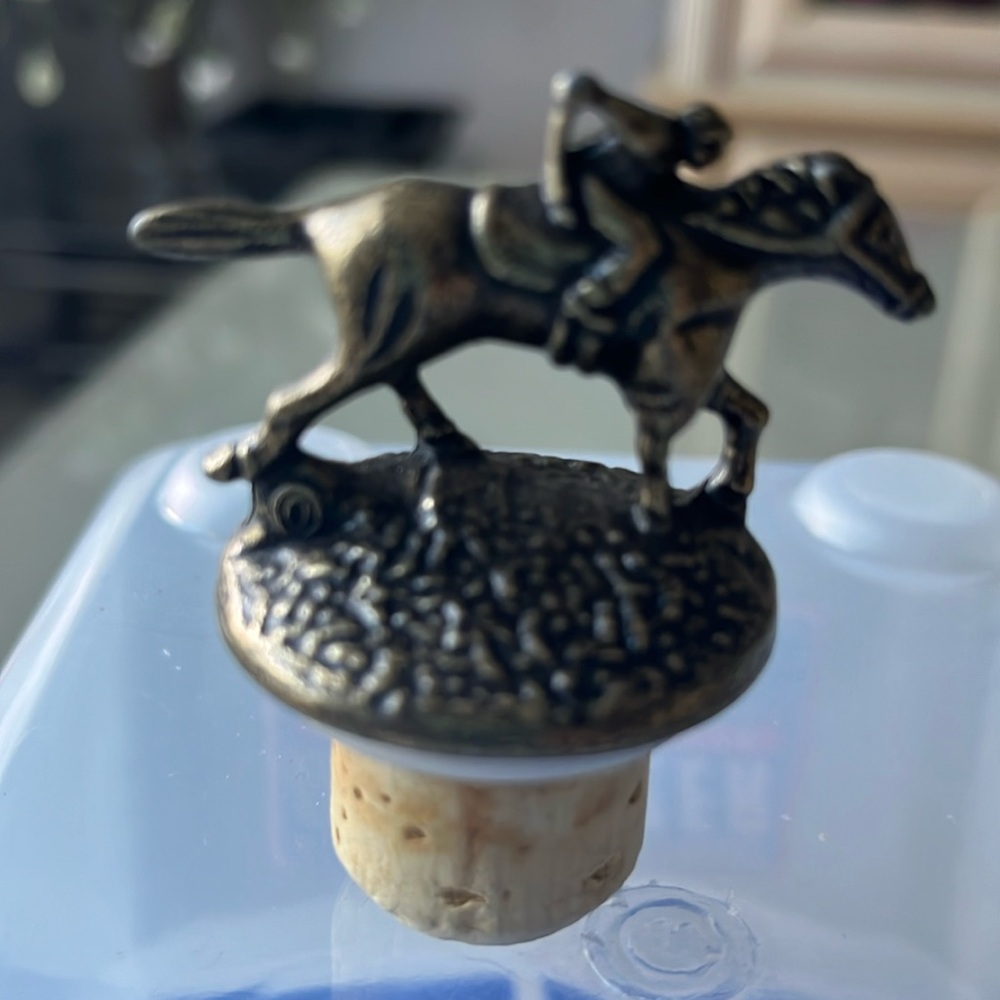 Blanton's Bourbon “O” Bottle Stopper Letter Collectible